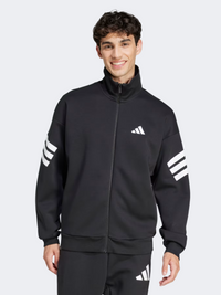 أديداس أيقونات المستقبل قميص رياضي رجالي منسوج بخطوط ثلاث سوداء