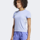Adidas Adizero Essentials Women Running T-Shirt Blue Spark