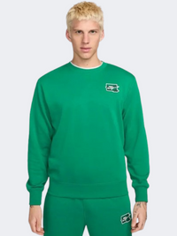 سويت شيرت لايف ستايل رجالي Nike Club بولت مالاكيت/سايل