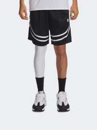 شورت كرة سلة رجالي بتوقيع Curry من Under Armour أسود/أبيض