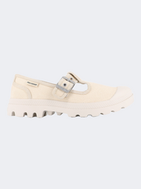 أحذية Palladium Pampa Mary-Jane Washed النسائية للحياة اليومية بلون الصحراء