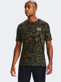 تيشيرت تدريب رجالي Under Armour Abc Camo أسود/أبيض