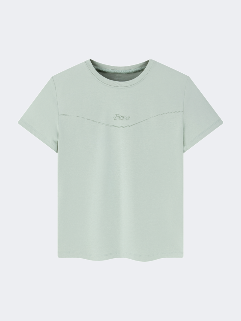 قميص تدريب نسائي Erke لون أخضر ياقوتي فاتح