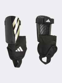 حمايات ساق مباراة أديداس تيرو للأطفال كرة القدم حماية سوداء/ذهبية معدنية