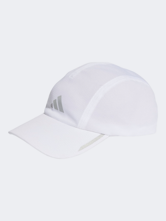 Adidas Running Aeroready Four-Panel Mesh Unisex Training Cap White/Silver