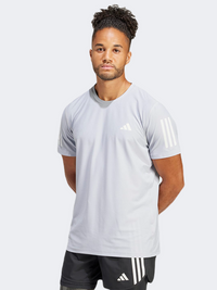 Adidas Own The Run تيشيرت رجالي للجري Halo Silver