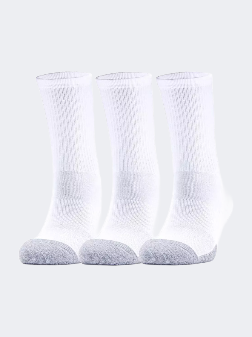 Under Armour Heatgear&#174; Crew 3-Pack Men Training Sock White