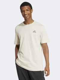 تيشيرت رجالي رياضي Adidas Essentials Small Logo ألومينا