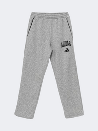Adidas بنطال رياضي أولاد أطفال رمادي