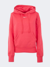 هودي لايف ستايل نسائي Nike Sportswear Phoenix Fleece وردي أستر/سايل