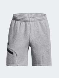 شورت لايف ستايل رجالي Under Armour Unstoppable رمادي/أسود