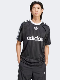 تيشيرت رجالي من Adidas Adicolor Originals أسود/أبيض
