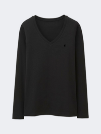 Oil & Gaz Long Sleeve T.Shirt Women Lifestyle Black