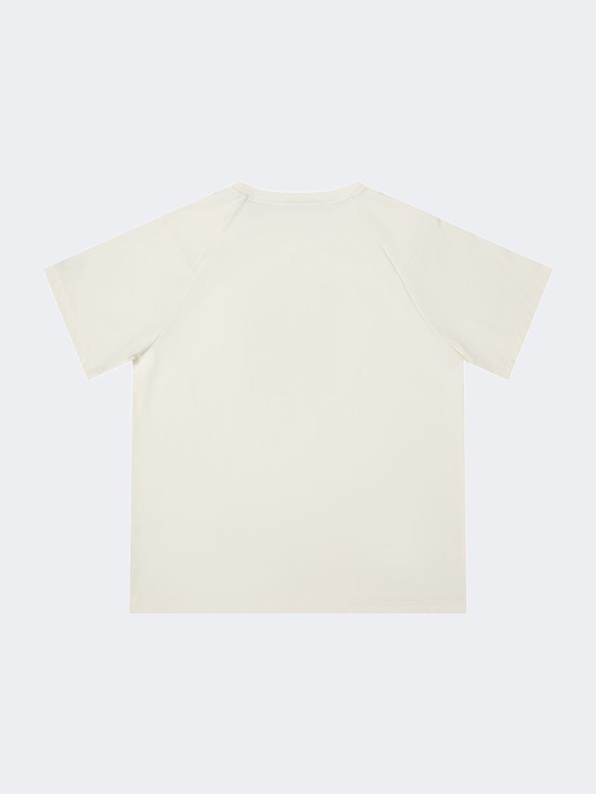 تي شيرت Lifestyle للأولاد من Erke للأطفال بلون أبيض جليدي