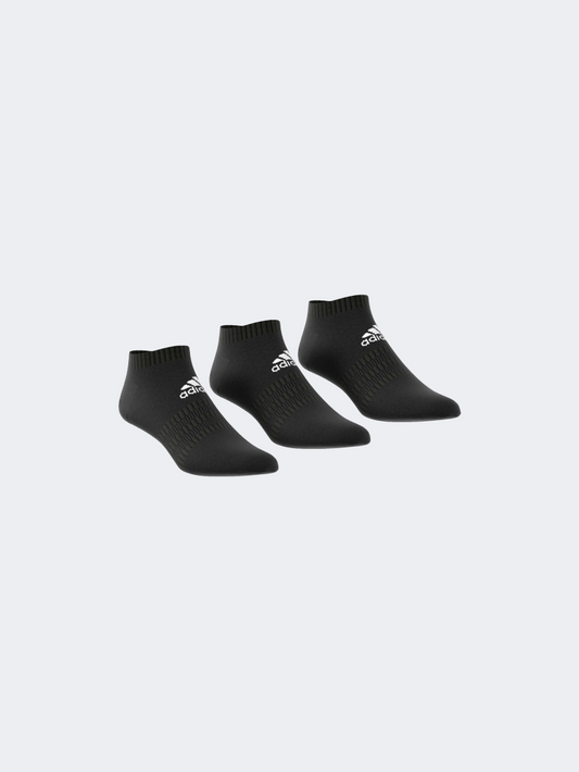 Adidas Cush Low 3Pp Unisex Training Sock Black Dz9385