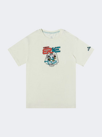 Erke Kids-Boys Lifestyle T-Shirt Milkshake White