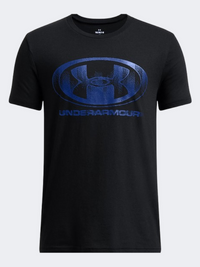 Under Armour تيشيرت تدريب للأولاد غليتش لوكرتاج أسود/أزرق
