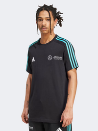 Adidas Mercedes Amg Petronas Formula One Team Dna Men Motor-Spor T-Shirt Black/White