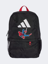 حقيبة ظهر تدريب أولاد Adidas Marvel Spider-Man أسود/أبيض