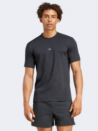 تيشيرت تدريب رجالي Adidas Yoga أسود