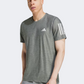 Adidas Own The Run Men Running T-Shirt Grey/White