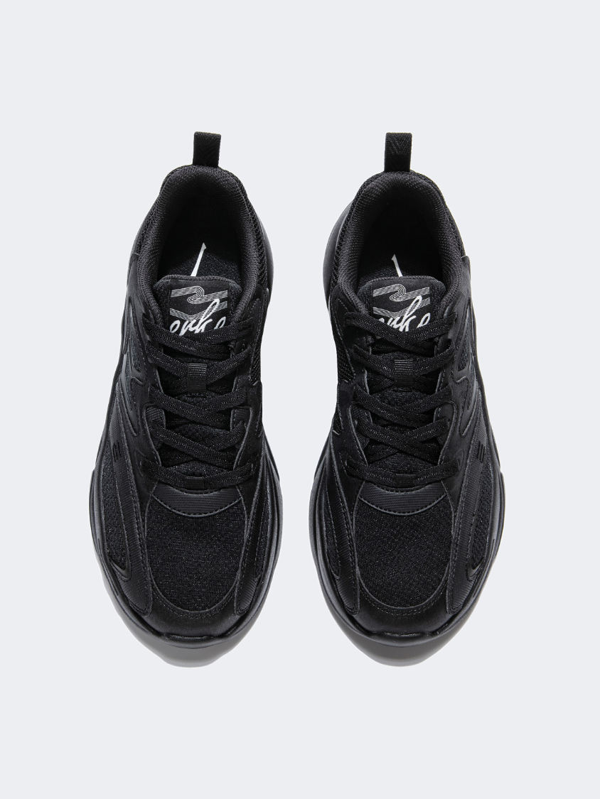Erke Jogging Men Running Shoes Black