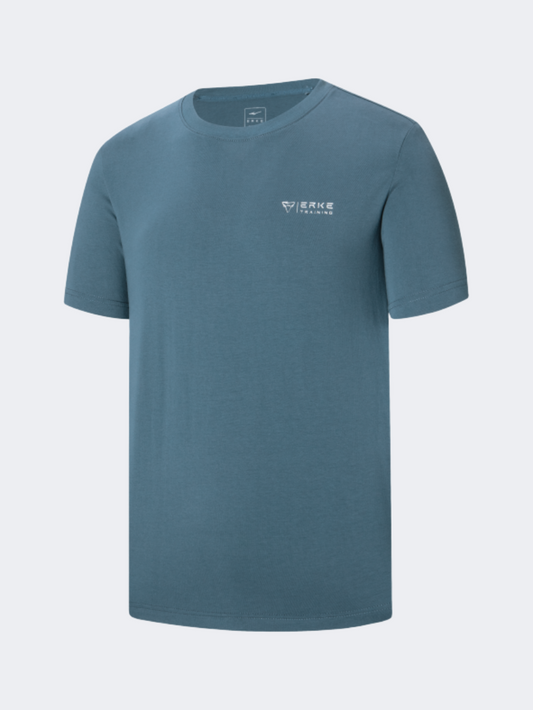Erke Men Training T-Shirt Haze Blue