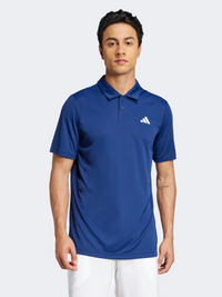 Adidas Club Tennis Men Tennis Polo Short Sleeve Dark Blue