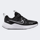 Nike Cosmic Runner Ps-Boys Running Shoes Black/White
