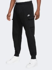 بنطال رياضي رجالي Nike Sportswear Club أسود/أبيض