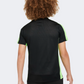 Nike Cr7 Academy 23 Boys Football T-Shirt Black/Green Strike