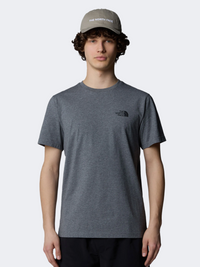 The North Face Simple Dome Men Lifestyle T-Shirt Grey Heather