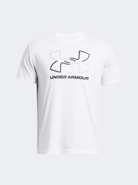 تي شيرت حياة الرجال من Under Armour باللون الأبيض/الرمادي/الأسود