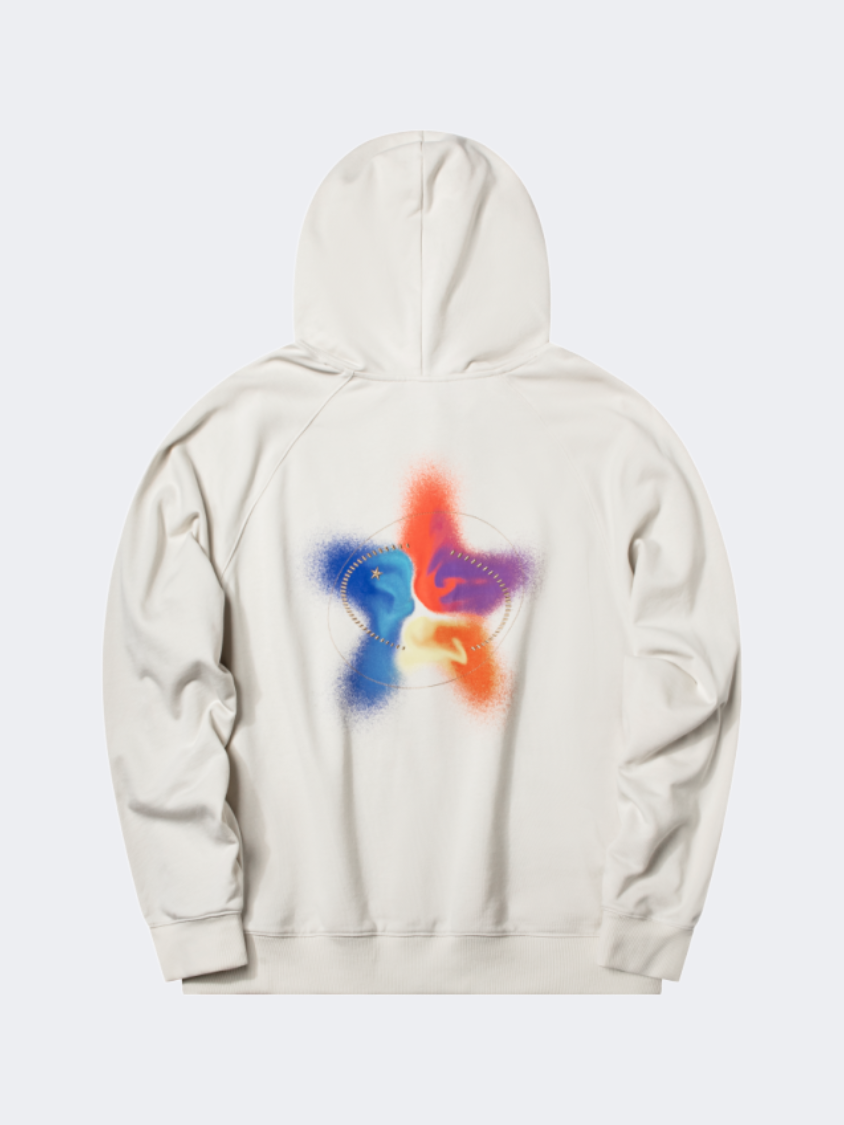 Erke Men Lifestyle Hoody Light White