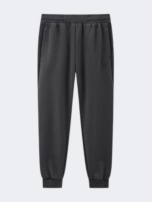 Erke Knitted Cropped Men Training Pant Dark Grey
