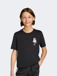 تيشيرت رياضي أولاد Adidas Minecraft Training أسود