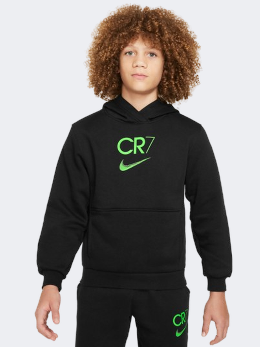 Nike Cr7 Club Boys Football Pant Black/Green Strike