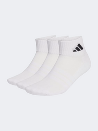 جورب رياضي للجنسين من Adidas أبيض/أسود