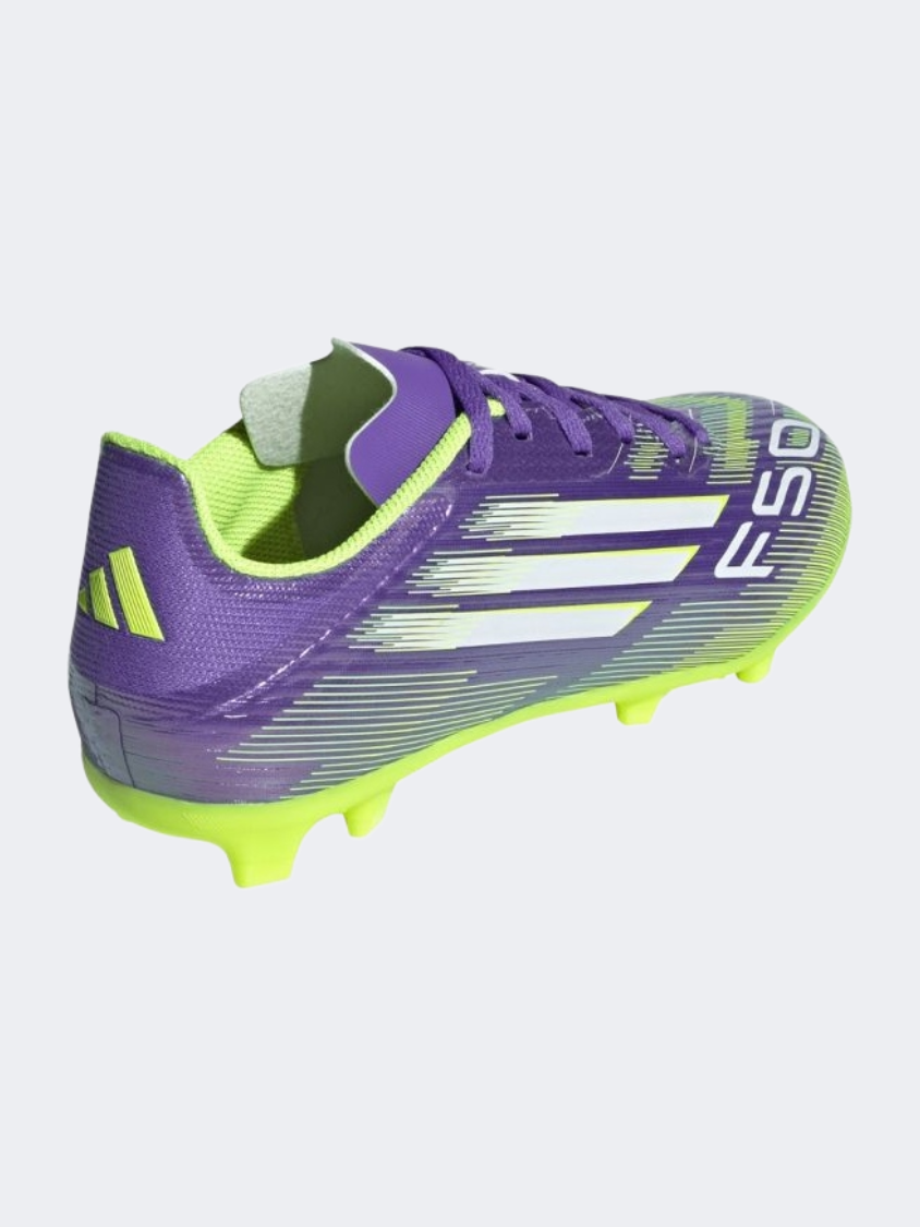 Adidas F50 League Fg/Mg Jr Kids Football Shoes Purple