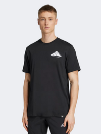 Adidas Climacool Vintage Training Graphic Men Training T-Shirt Black