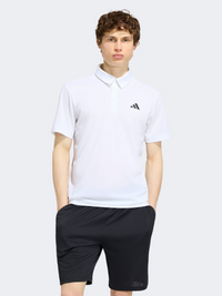 Adidas Fab Polo Men Tennis Polo Short Sleeve White
