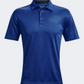 Under Armour Tech Men Lifestyle Polo Short Sleeve Blue/Pitch Grey