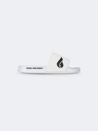 Oil And Gaz Comfy Unisex Beach Slide White/Black