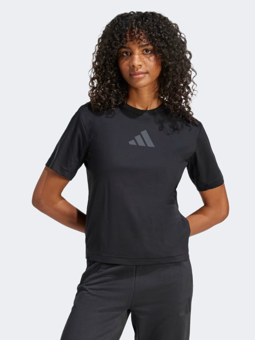 Adidas Z.N.E. Women Sportswear T-Shirt Black