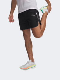 شورت جري رجالي Under Armour Velociti بطول 7 إنش أسود/عاكس