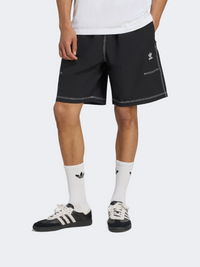 شورت Essentials Trefoil للرجال من Adidas Originals باللون الأسود