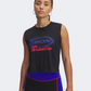 Under Armour Project Rock Iron Paradise Women Training Tank Black/Royal