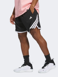 شورت كرة سلة رجالي من Adidas Crazy Lite باللون الأسود
