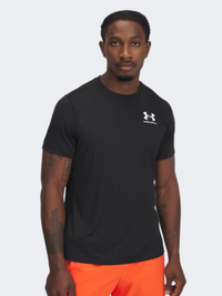 طبقة أساسية تدريب رجالي Under Armour Heatgear® Fitted أسود