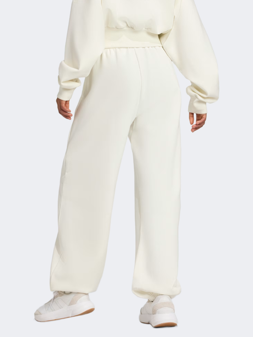 Adidas Soft Lux Loose Women Sportswear Pant Off White